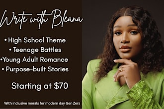be your ya fiction writer for high school romance and teenage stories