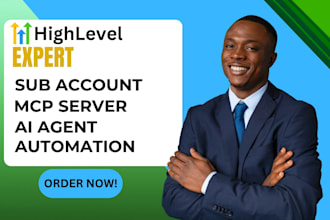 setup your ghl subaccount, ghl CRM, ghl mcp server, ghl ai agent, ghl automation