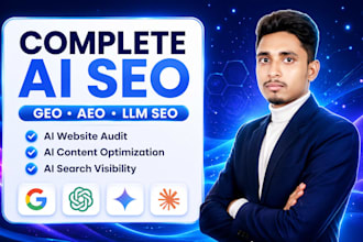 optimize your website for ai SEO, aeo, GEO google rankings, ai visibility
