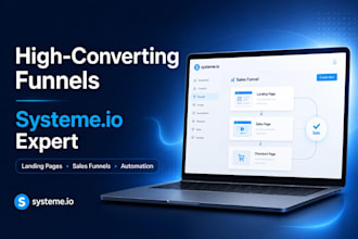 build german systeme io sales funnels clickfunnels landing pages automation