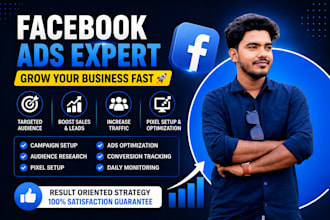 setup and manage facebook ads campaign