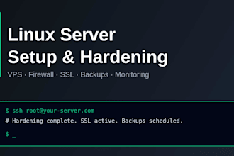 set up, harden and maintain your linux server