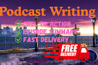 write your detailed SEO podcast show notes