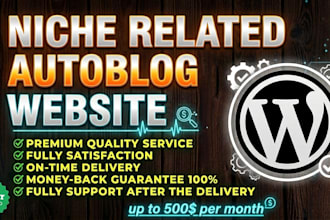create wordpress autoblog, automated news website RSS aggregator