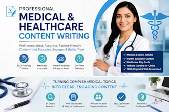 write professional medical dental healthcare content, clear and patient friendly