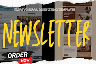 create high converting klaviyo campaigns newsletter design email template