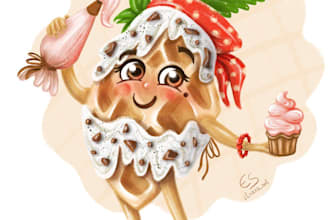 create cute character design for your story or brand