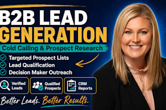 generate targeted b2b leads and cold call decision makers