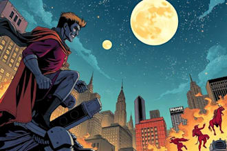 draw special comic illustration or graphic novel