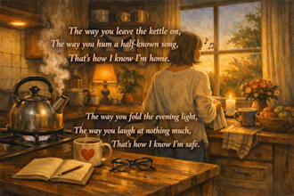 write and draw something creative or for someone you love