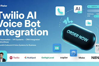 integrate twilio ai voice bot for calls automation CRM systems openai hubspot