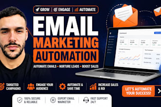 set up email marketing automation, drip campaigns and newsletters on klaviyo