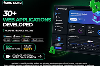 develop a website or web application or saas platform