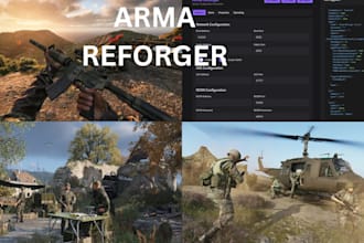 do arma reforger server setup, arma reforger weapons, map creation, arma mod