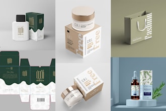 design packaging,  gift box, flyer, spray  and clothing label