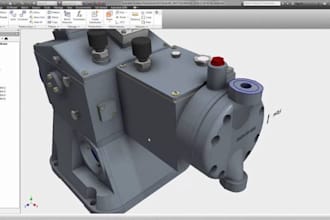 do cad modeling, technical drawing, prototype and mechanical part in fusion 360
