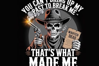 design high quality custom skull grim reaper logo with unlimited revision