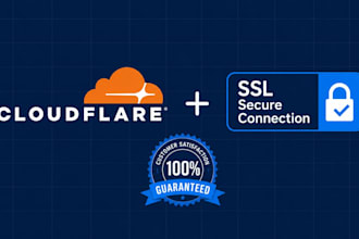 setup cloudflare CDN, SSL security, and enterprise speed optimization