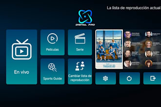 rebrand white label iptv player app for android, firestick and smart TV