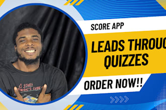 develop live score app quiz funnel scorecard fantasy app with lead generation