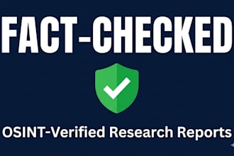 fact check claims, verify information, and conduct  research