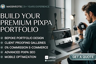 transform your creative vision into a world class pixpa website