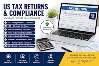 file 5472 1120 1065 4868 1040 1040nr tax return cpa hs ht code custom tariff