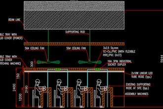 create electrical drawings, sld, load calculation, cable sizing and panel desgin