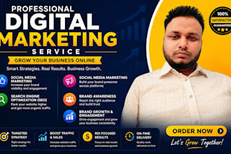 be your professional digital marketer,grophic disign and youtube SEO expert