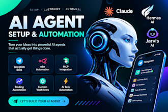 setup claude ai hermes bot jarvis ai telegram bot userbot telegram trading