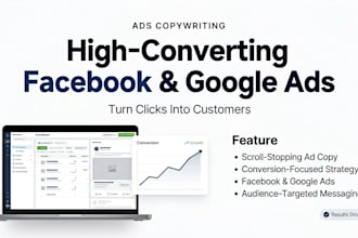 write high converting facebook and google ads copy for your business