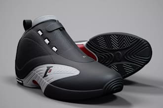 do high quality 3d shoe modelling, realistic 3d shoe renders 3d sneaker design