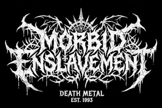 design a metal band logo