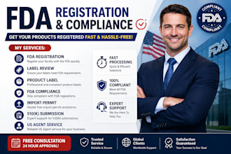 do fda food facility registration and US agent service