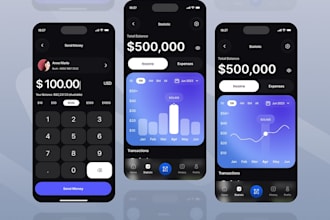 develop fintech app money transfer app payment app neobank app loan app