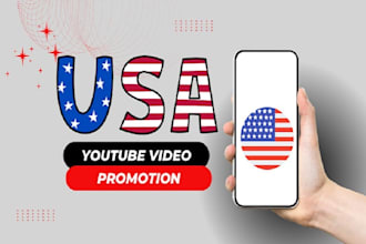 do organic USA youtube video promotion for channel growth