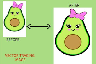 make vector images and logo convert to vector images