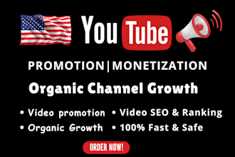 do organic usa youtube promotion channel usa video promotion