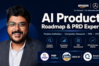 be your ai product manager to define roadmaps, data governance, and ml wo