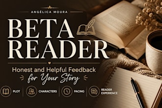 beta reader for honest and detailed book feedback