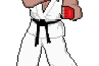 create pixel art character, animation and more