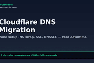 set up cloudflare and migrate your dns to it