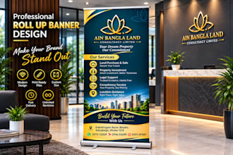 create professional rollup banners pullup banners and billboards