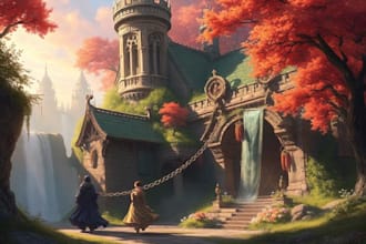 create fantasy environment concept art