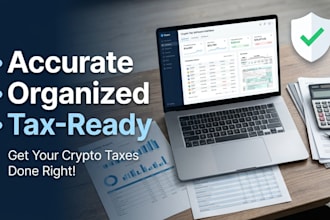 do crypto accounting and prepare crypto tax reports for transactions