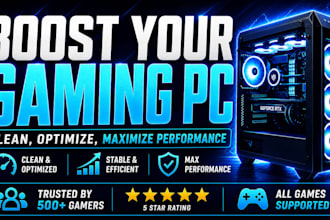 boost your gaming PC performance for smooth gameplay and low latency