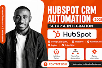 hubspot crm gohighlevel automation pipedrive zoho kommo crm zapier intregration