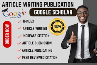 write and prepare your academic paper for scopus and google scholar journals