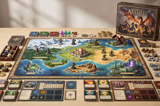 design card game design for  board game tabletop maps,cards ,card illustration