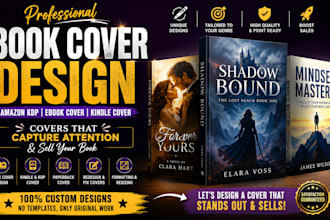 design a creative book cover design for amazon KDP ebook